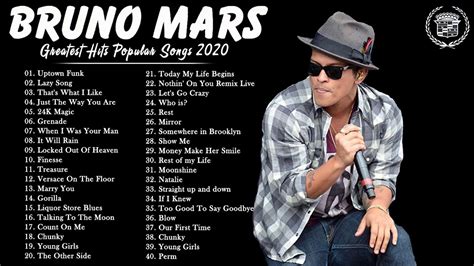 bruno mars list of songs.